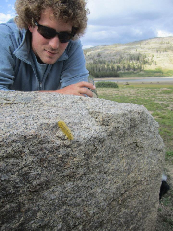 Kevin and a Sierra Nevada Caterpillar